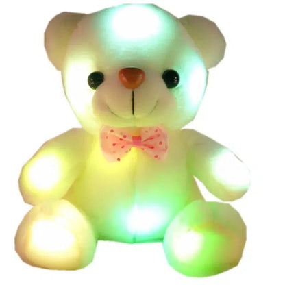 Nachtlicht Teddy Bär 22cm leuchtend – Kuscheltier mit LED für Kinder-Nachtlicht-Ma boutique