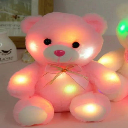 Nachtlicht Teddy Bär 22cm leuchtend – Kuscheltier mit LED für Kinder-Nachtlicht-Ma boutique