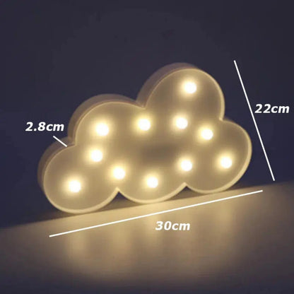 Nachtlicht Wolke 3D LED für Kinderzimmer-Nachtlicht-Ma boutique