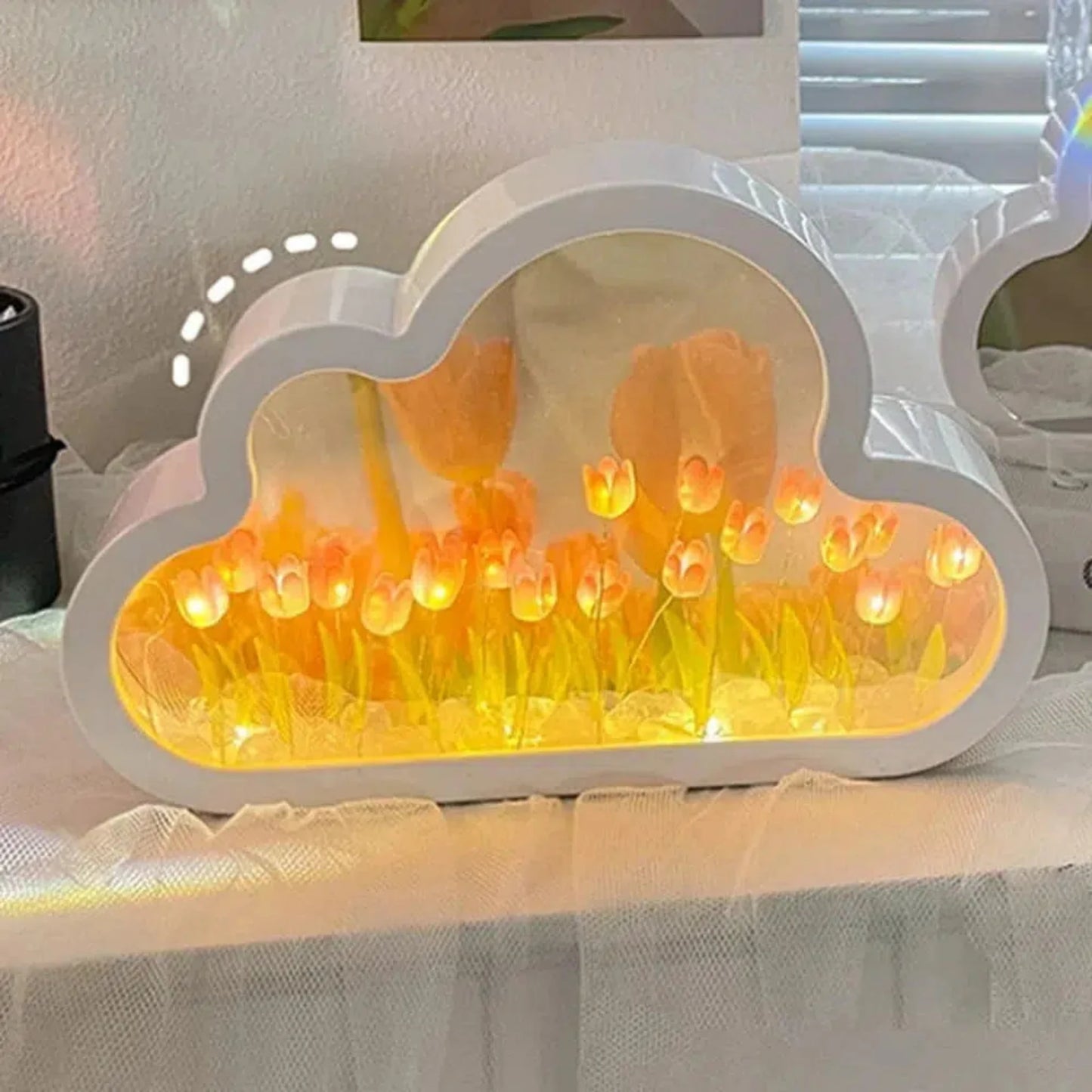 Nachtlicht Wolke LED - Tulpen Kinderzimmerlampe-Nachtlicht-Ma boutique