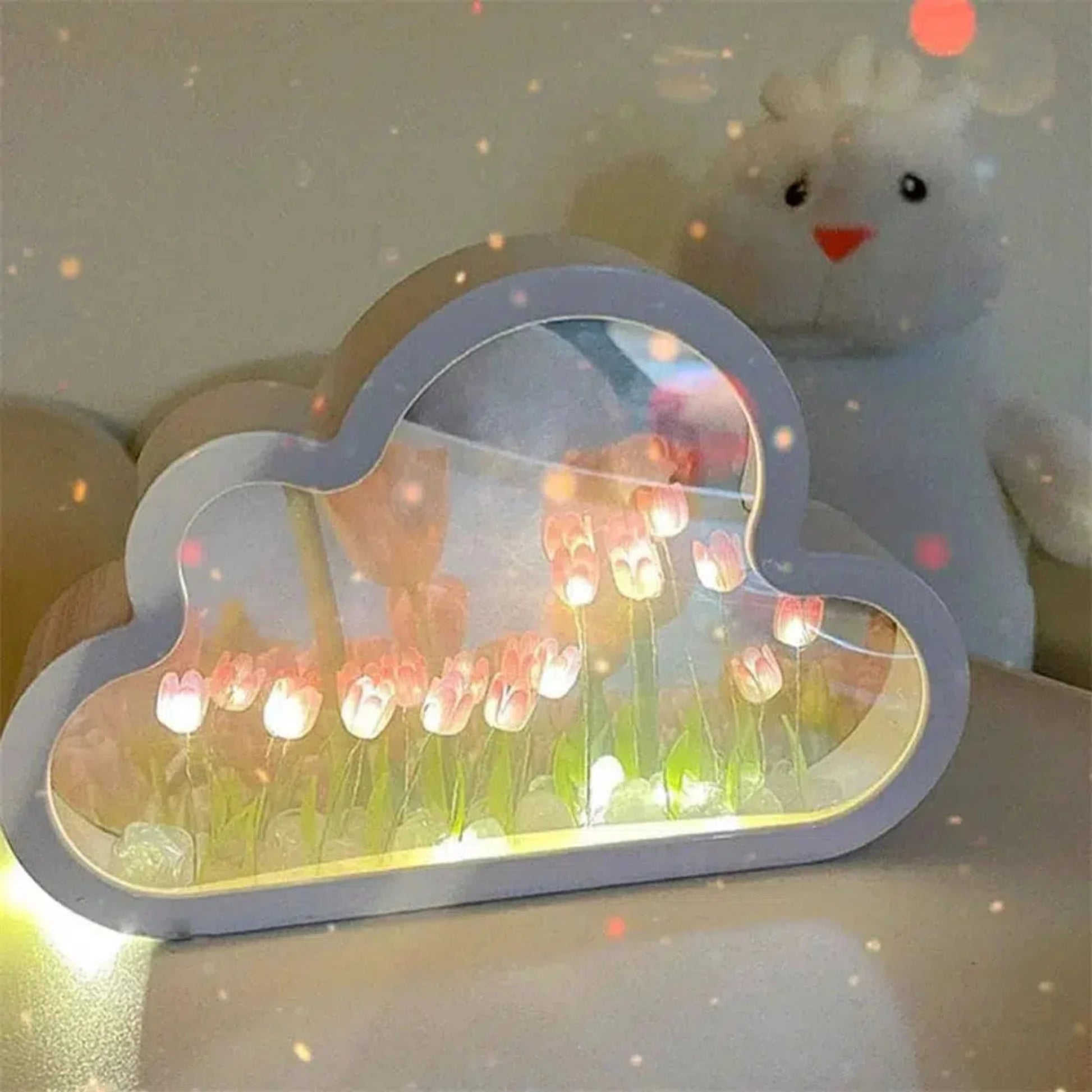 Nachtlicht Wolke LED - Tulpen Kinderzimmerlampe-Nachtlicht-Ma boutique