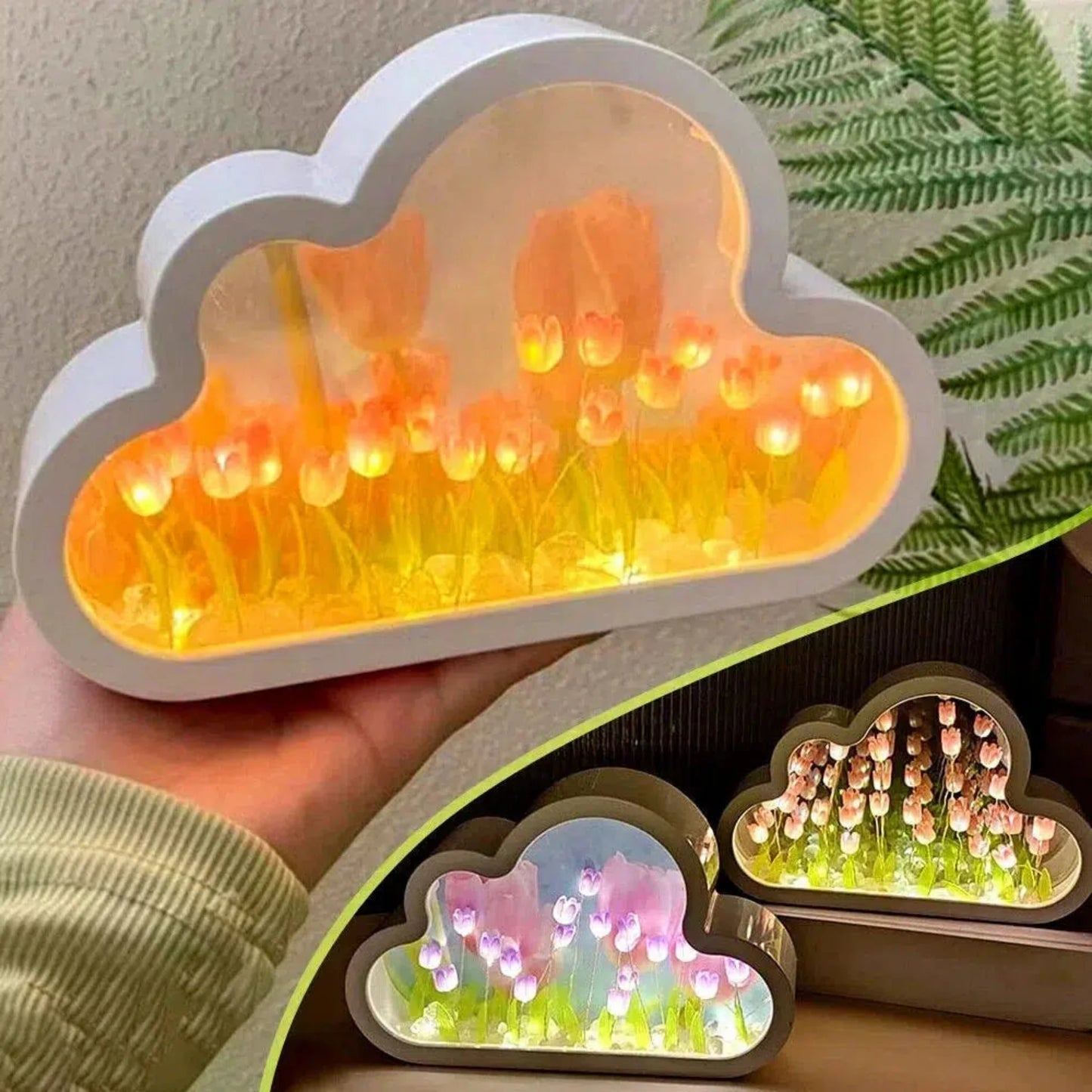 Nachtlicht Wolke LED - Tulpen Kinderzimmerlampe-Nachtlicht-Ma boutique