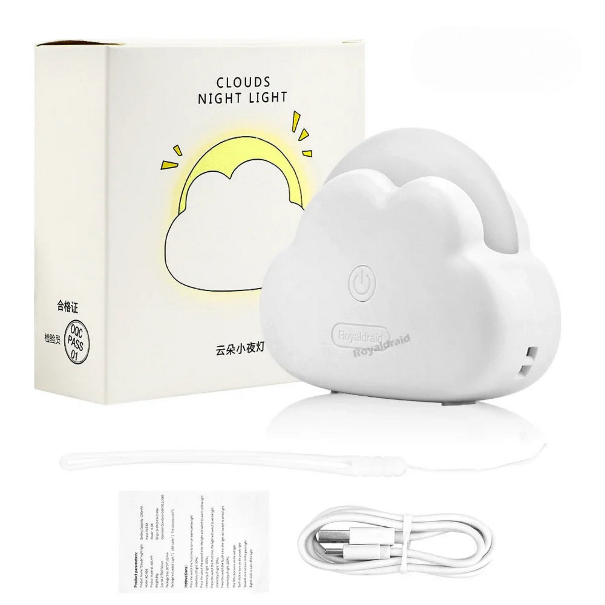 Nachtlicht Wolke Mini LED mit USB - Stilllicht-Nachtlicht-Ma boutique