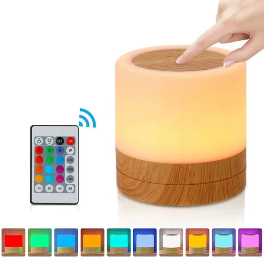 Nachtlicht dimmbar LED RGB mit Touch und Fernbedienung-Nachtlicht-Ma boutique