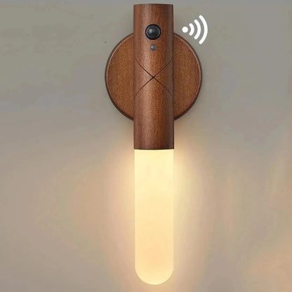 Nachtlicht mit Bewegungsmelder LED Holz Stabform USB-Nachtlicht-Ma boutique