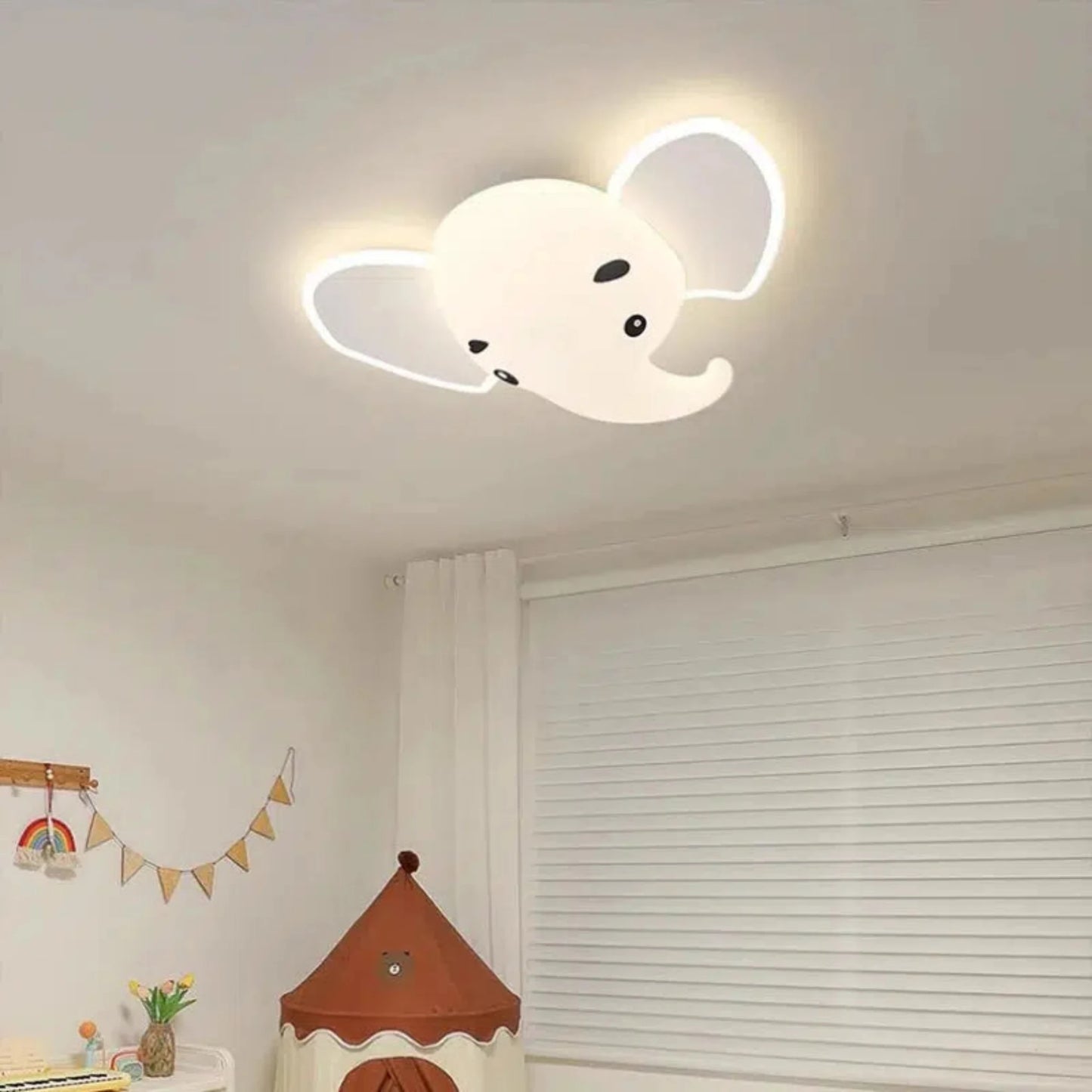 Niedliche Elefanten-Deckenlampe als Nachtlicht für Kinder-Nachtlicht-Ma boutique