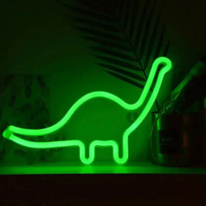 Niedliches Dino Nachtlicht mit Neon-Effekt-Nachtlicht-Ma boutique