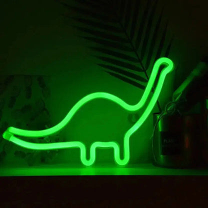 Niedliches Dino Nachtlicht mit Neon-Effekt-Nachtlicht-Ma boutique