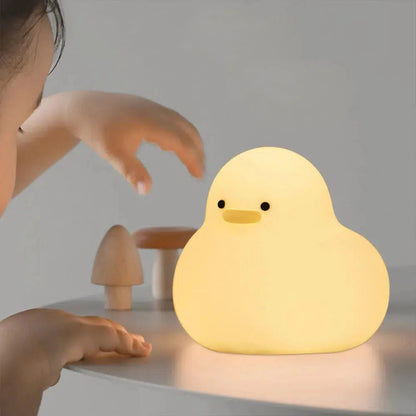 Niedliches Enten-Nachtlicht: LED-Lampe mit Touchsteuerung für Kinder-Nachtlicht-Ma boutique