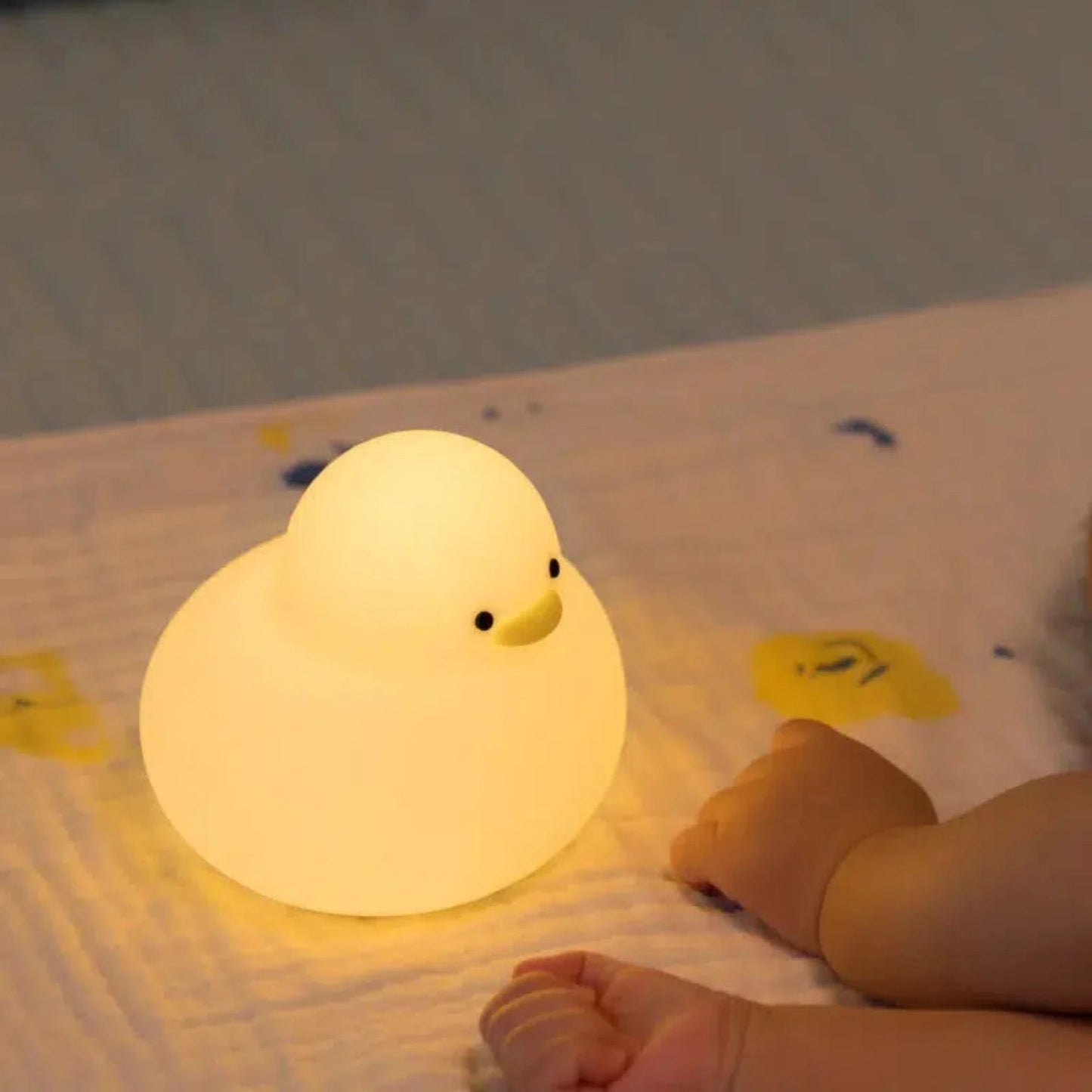 Niedliches Enten-Nachtlicht: LED-Lampe mit Touchsteuerung für Kinder-Nachtlicht-Ma boutique