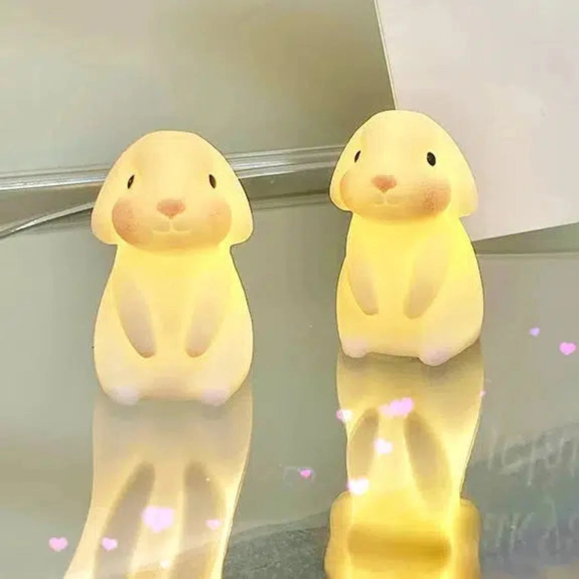 Niedliches Nachtlicht Hase – Warme LED-Lampe für Kinderzimmer-Nachtlicht-Ma boutique