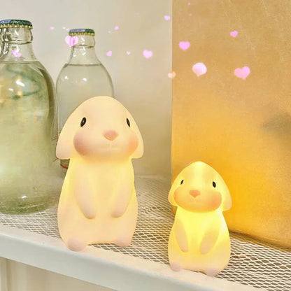 Niedliches Nachtlicht Hase – Warme LED-Lampe für Kinderzimmer-Nachtlicht-Ma boutique