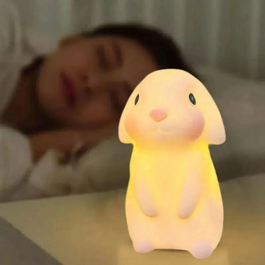 Niedliches Nachtlicht Hase – Warme LED-Lampe für Kinderzimmer-Nachtlicht-Ma boutique