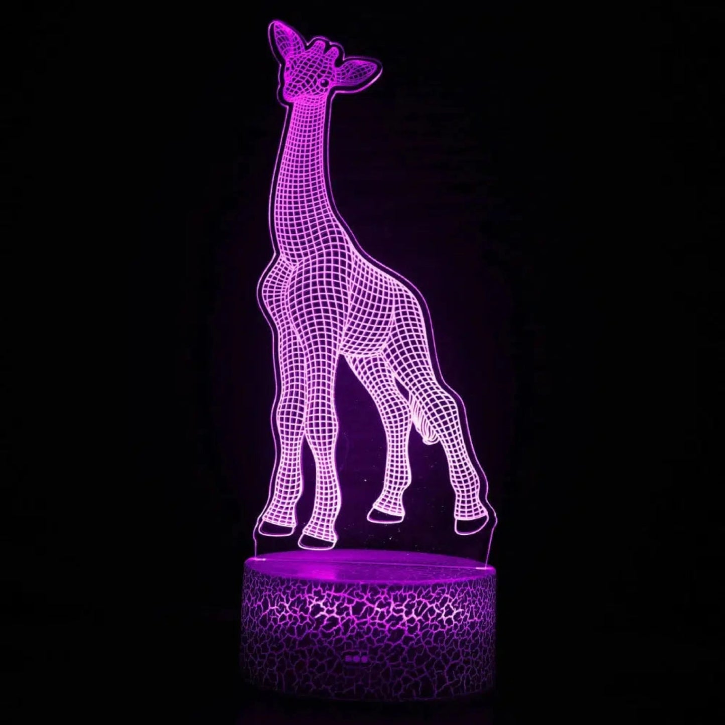 Niedliches Nachtlicht in Giraffenform mit 3D-LED-Beleuchtung-Nachtlicht-Ma boutique