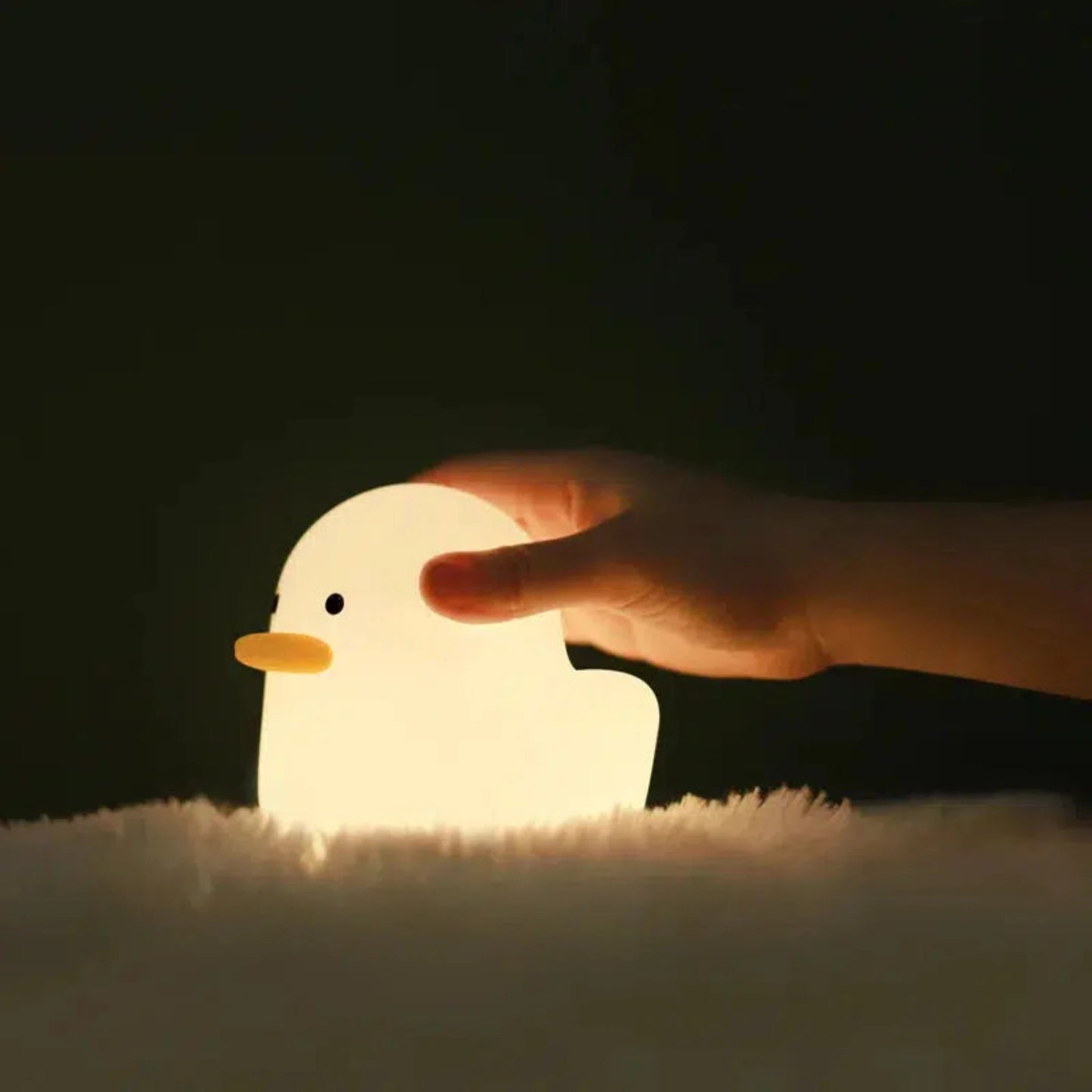 Niedliches Quak-Quak Nachtlicht: USB-Enten-Lampe für süße Träume-Nachtlicht-Ma boutique