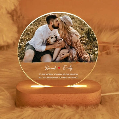 Personal isierte 3d Foto lampe angepasste Foto Text benutzer definierte Schlafzimmer Nachtlicht Valentinstag Hochzeitstag Geburtstags geschenke