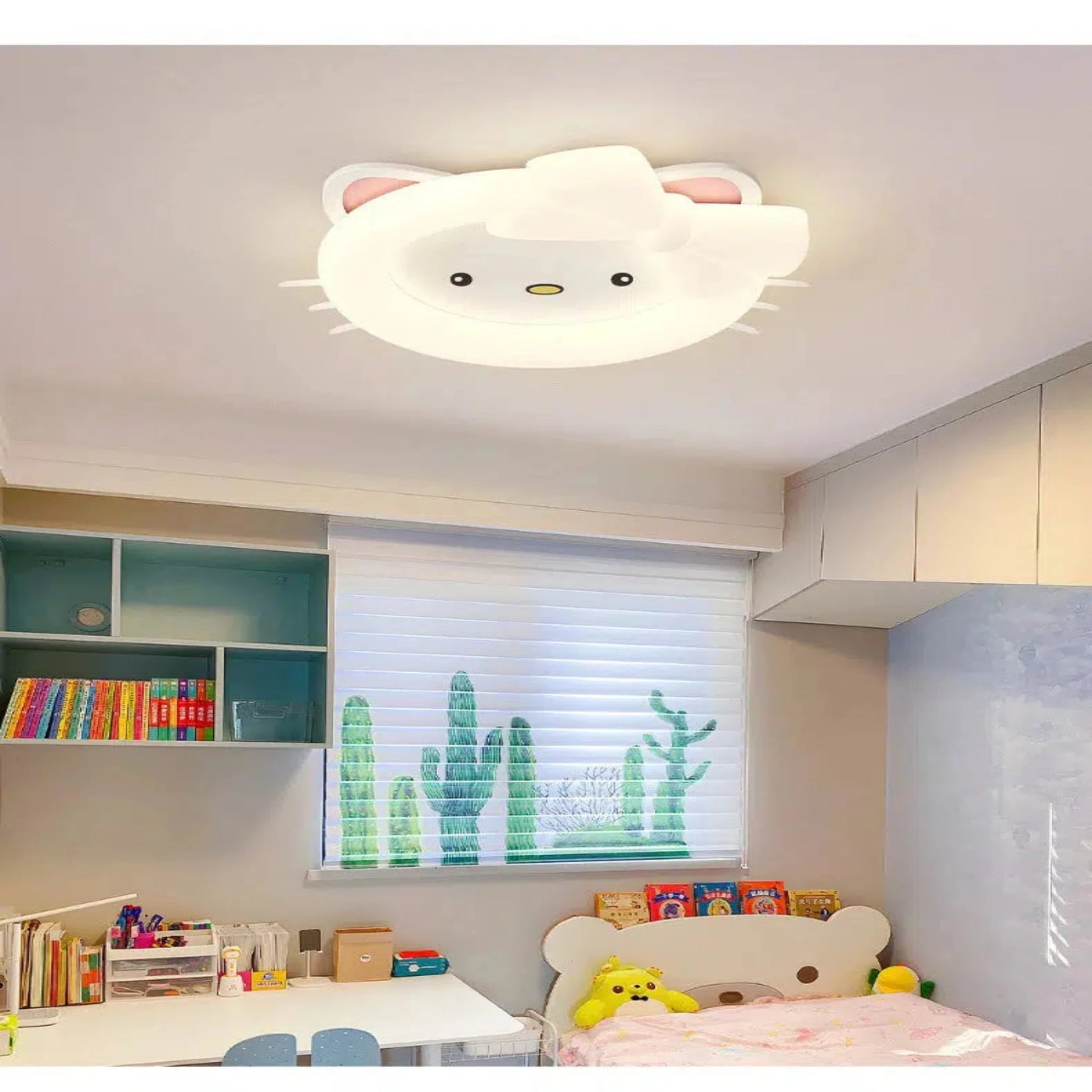 Süße Schaf-Deckenleuchte für Kinderzimmer: LED-Lampe mit Farbwechsel-Nachtlicht-Ma boutique