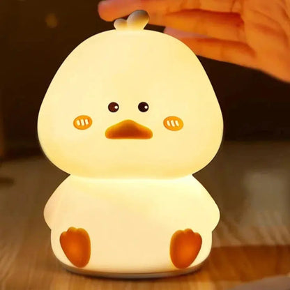 Weiches Silikon-Enten-Nachtlicht: LED-Lampe mit Farbwechsel für Kinder-Nachtlicht-Ma boutique