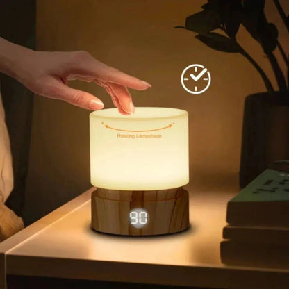 Nachtlicht dimmbar LED Holzdesign mit Stilllicht Funktion - Nachtlicht Kinder
