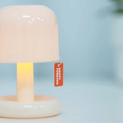 Nachtlicht Pilz – Mini LED Silikon - Schlummerleuchte mit USB - Aufladung für Kinderzimmer - Nachtlicht Kinder