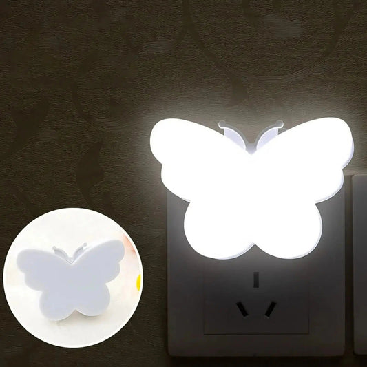 Nachtlicht Steckdose LED Schmetterling mit Dämmerungssensor - Nachtlicht Kinder